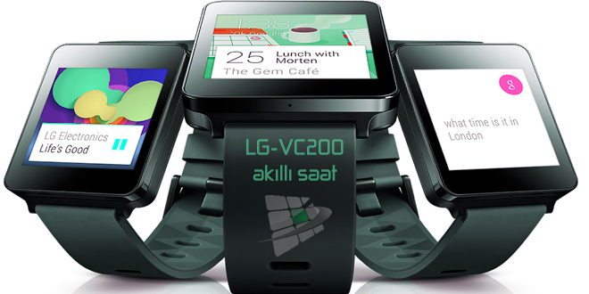 LG-VC200 akıllı saat modeli