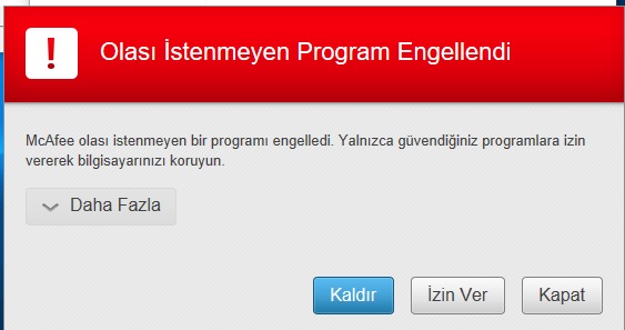 3-Virüs Programı Devreye Girer