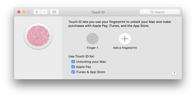 macbook touch id