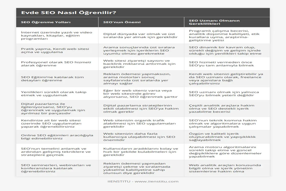 SEO’yu Ustalıkla Öğrenmek: Yeni Başlayanlar İçin Kılavuz