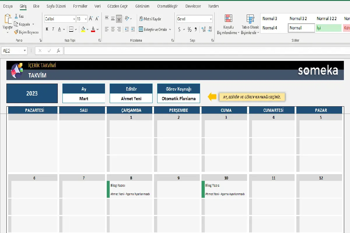Sosyal Medya İçerik Takvimi: Yıl Boyunca Erken Planlayın